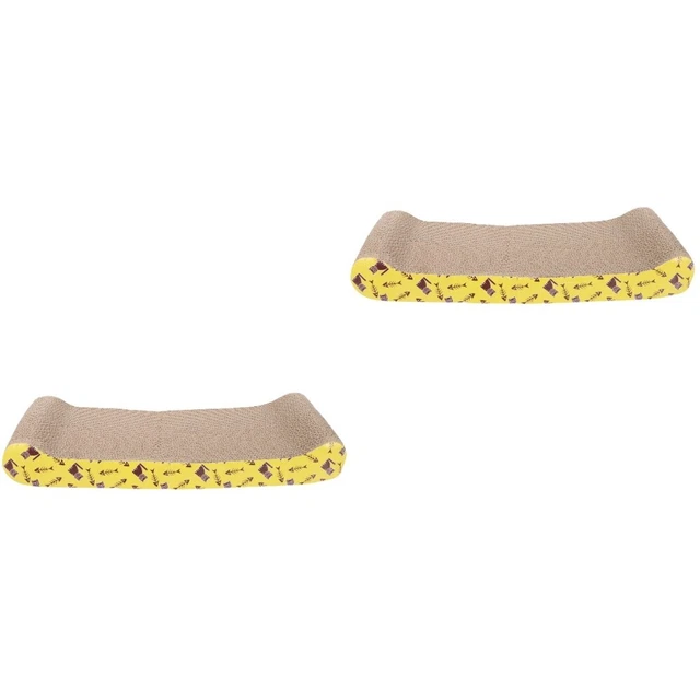2x décoratif griffe de chat planche à broyer pour accessoire pour chat