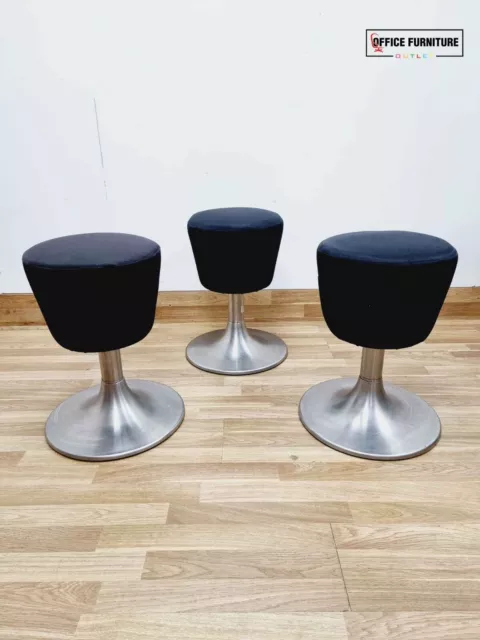 *FREE DELIVERY* Set of TWO Boss Design Black Stools Furniture Seat Office School