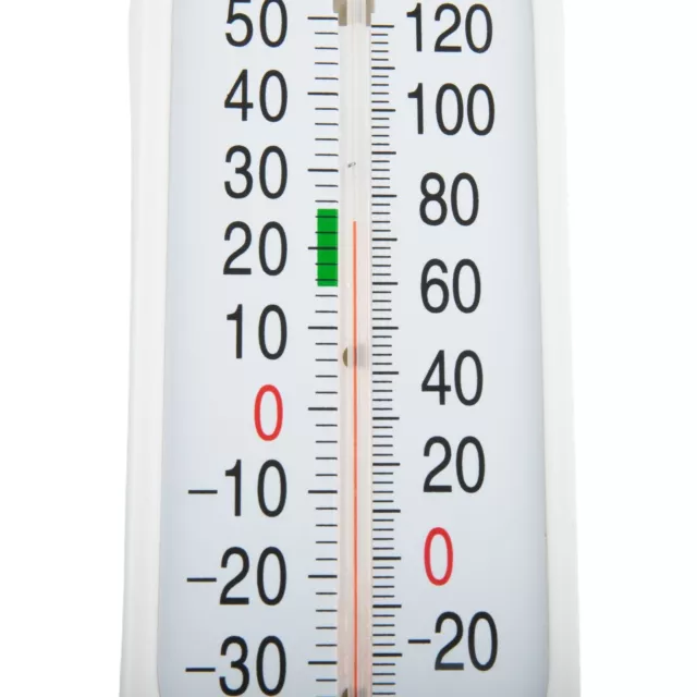 Thermometer Hygrometer Gewächshaus-Temperatur Großes Außen- Innen-Thermometer