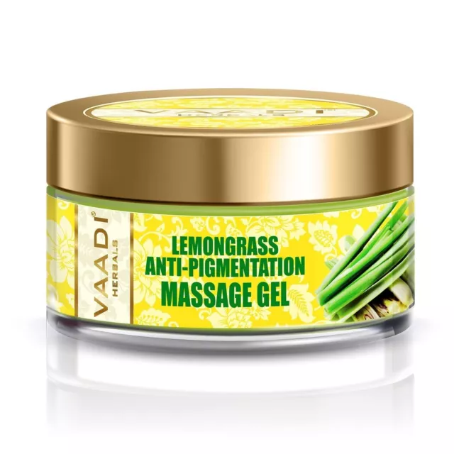 Gel de massage anti-pigmentation à la citronnelle Vaadi Herbals, 50 g,...