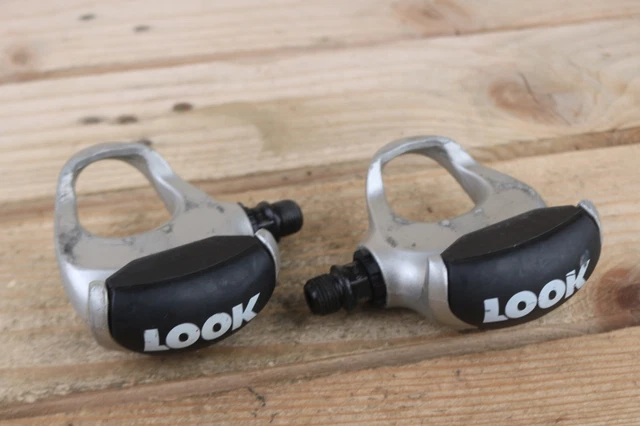 LOOK PP136 ARC Silver Clipless Pedals 9/16