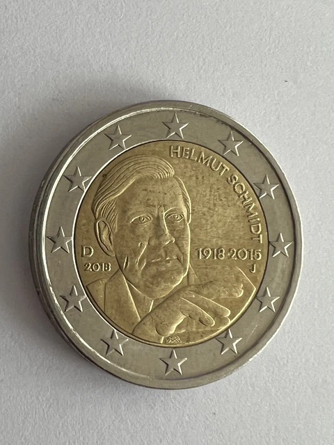 2 Euro Münze Helmut Schmidt Wert 2 EURO MÜNZE Sammlerstück Helmut Schmidt D2018 1918 2015 J EUR 2.490,00