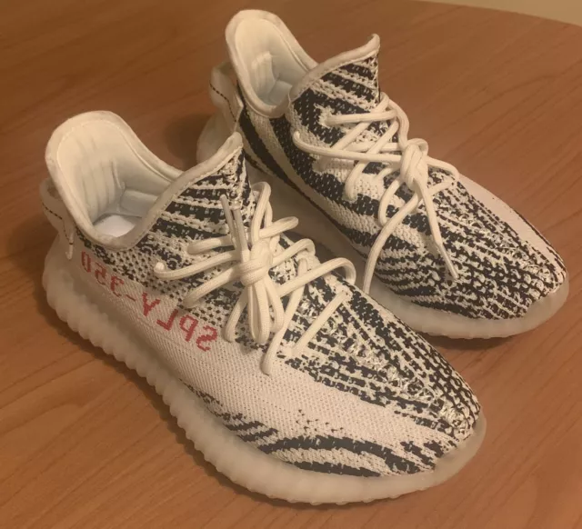 ADIDAS YEEZY BOOST 350 V2 Zebra Bianche Nere Numero 39 1 3 EUR 245