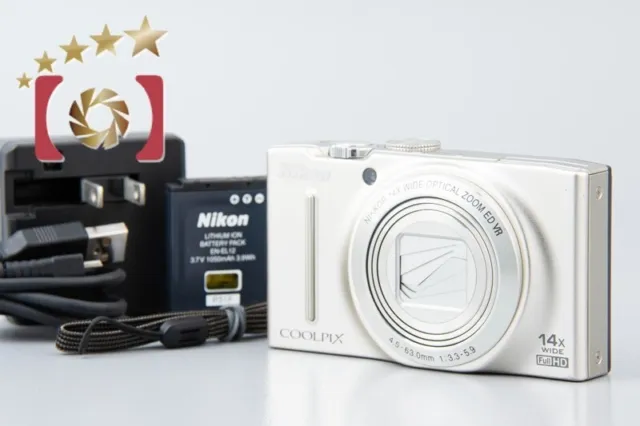 Very Good!! Nikon COOLPIX S8200 Platinum Silver 16.1 MP Digital Camera