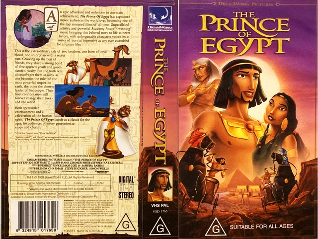 The Prince Of Egypt Vhsnull