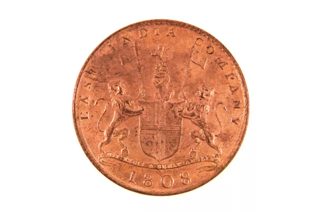 Admiral Gardner Schiffswrack Kupfer Münze Britisch E Indien Co.10 Bargeld 1808