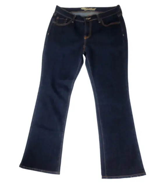 Old Navy Jeans Sz 10 short Sweetheart Baby Boot Cut Dark Wash Denim Pants