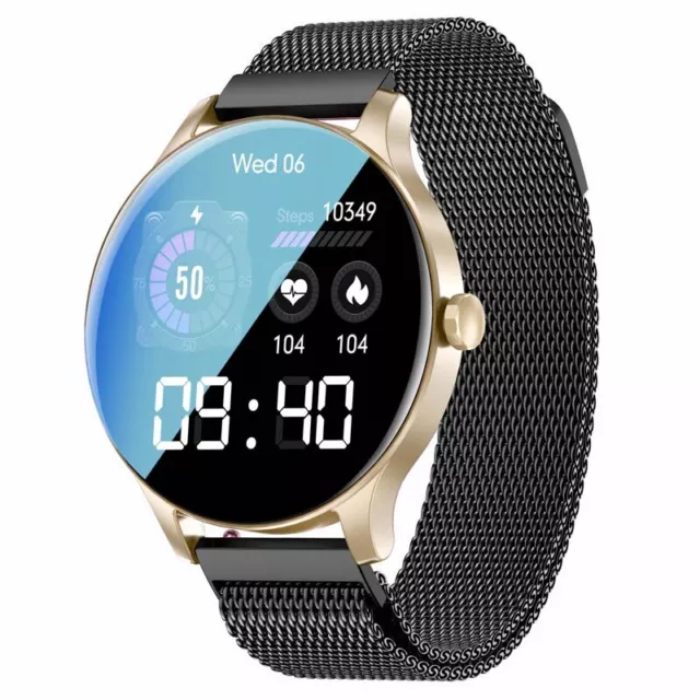 Smart Watch Women Men Fitness Tracker Heart Rate For Android  iPhone Waterproof