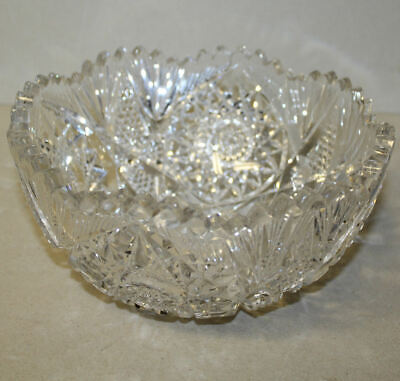 Antique Brilliant Period Cut Glass Bowl – Libbey