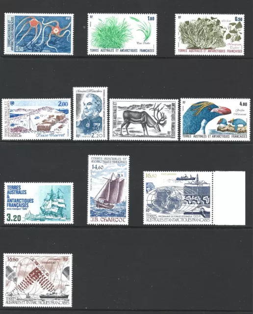 French Antarctic/Fsat/Taaf 1987, Complete Year (11), S.g 220-230 Mnh**