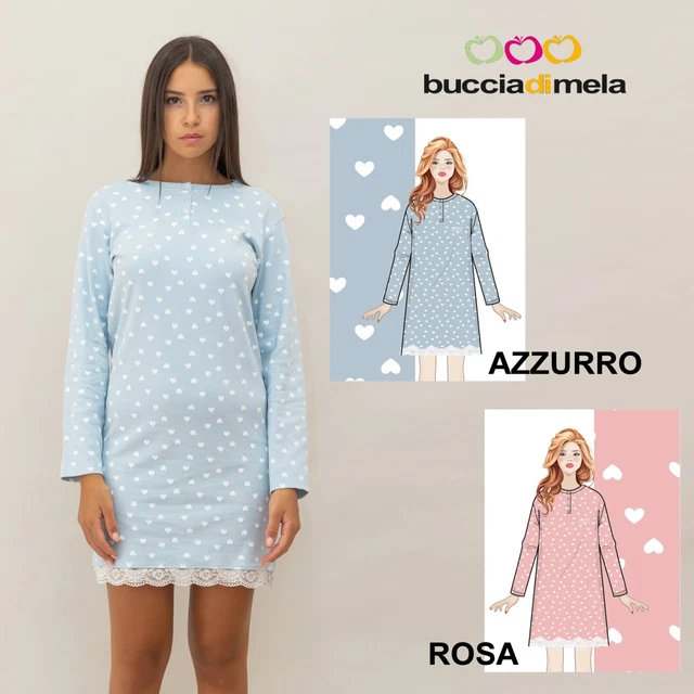 Camicie da notte buccia di mela hotsell