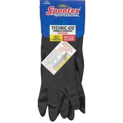 Guantes de neopreno forrados en flock Technic 450, grandes -33555