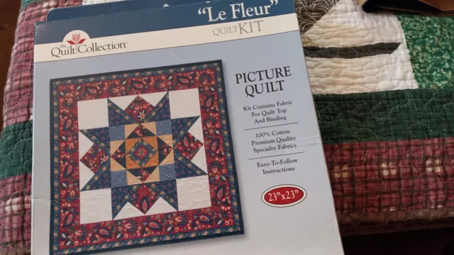 "Le Fleur" Picture Quilt Kit from The Quilt Collection