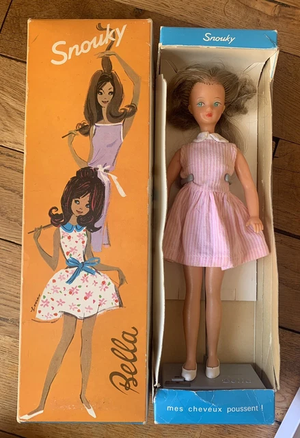 Poupée Bella Snouky, Sœur De Tressy, Avec Mèche, Boîte Et Tenue D'origine, 1965/69