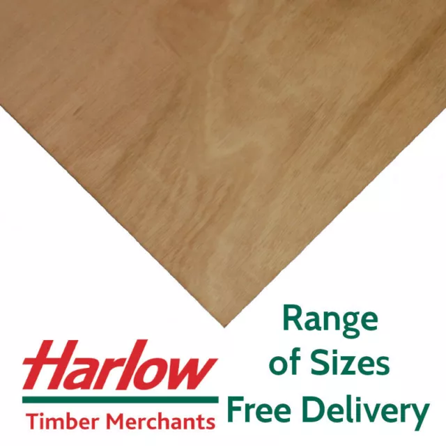 HARDWOOD PLY SHEETS Plywood 4mm 6mm 9mm 12mm 15mm 18mm 25mm WBP Board Cut Sizes £16.99 PicClick UK