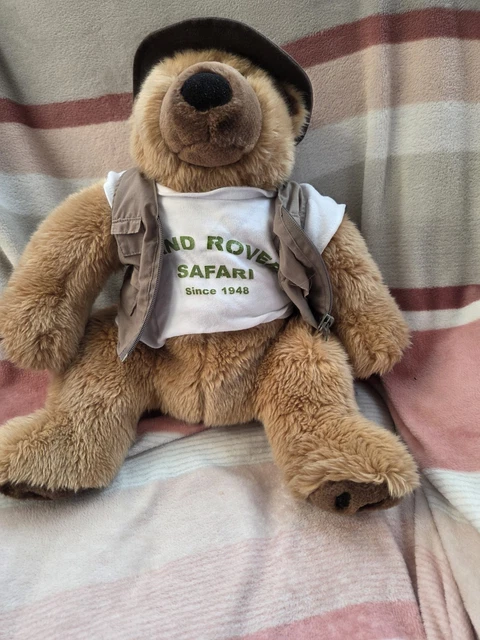 LAND ROVER SAFARI Advertising Teddy Bear Soft Toy Plush £37.08 ...