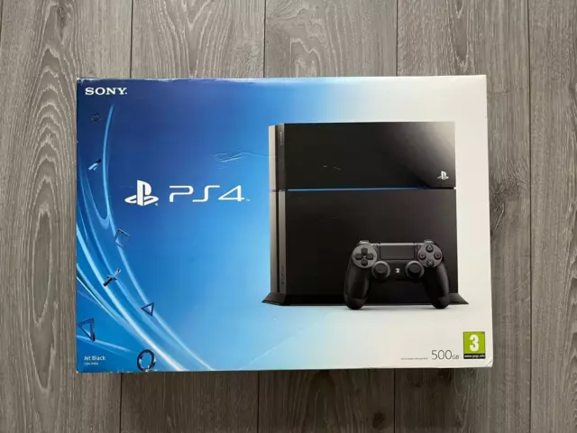 Empty Replacement Sony Playstation 4 PS4 500gb Console Box - BOX ONLY