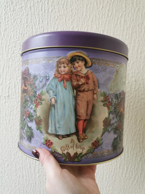 Ancienne boîte métallique vintage - Antiquités