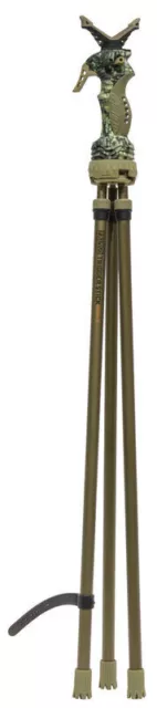 Primos Adjustable Stick Gen3 Crossbow Tall Tripod Hunting Shooting Rest - Camo Q 3