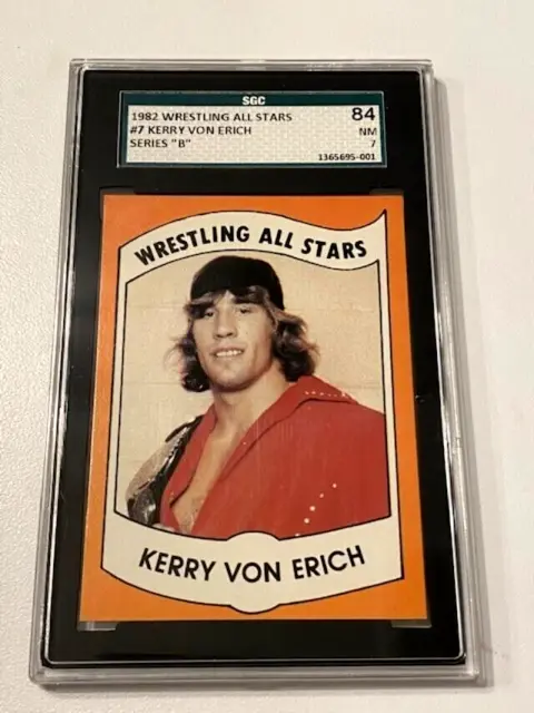 1982 Wrestling All-Stars-Series B #7 Kerry Von Erich Sgc  7 Nm
