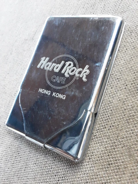 Hard Rock Cafe Hong Kong Metal Business Cards Holder