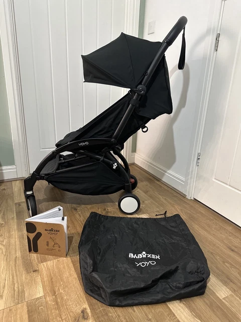 Babyzen Yoyo 2 Black -Carry Strap - Lightweight -Cabin Approved Rpr £420