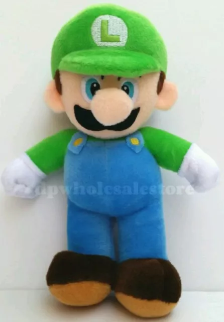 SUPER MARIO BROS. LUIGI PELUCHE - 28Cm. - Plush Bowser Daisy Waluigi Wario Yoshi