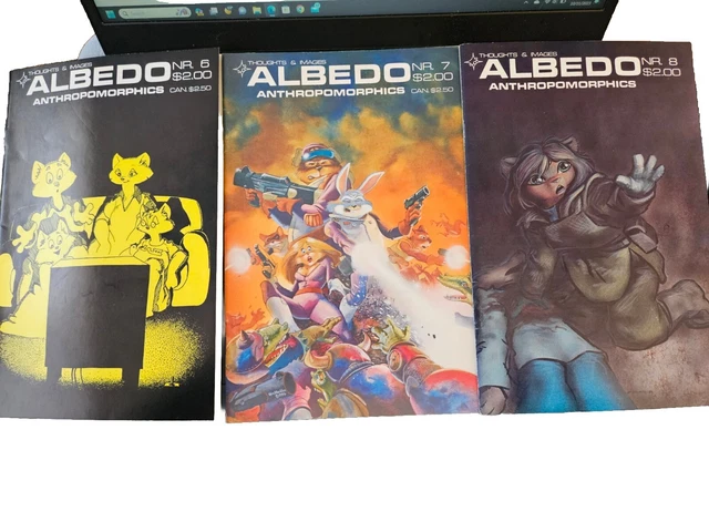 Albedo Anthropomorphics # 6,7,8  1986 Thoughts & Images