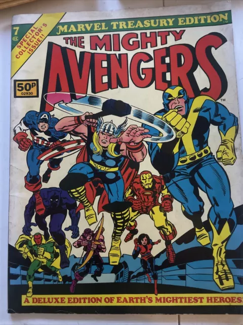 Marvel Treasury Edition The Mighty Avengers #7 Vf