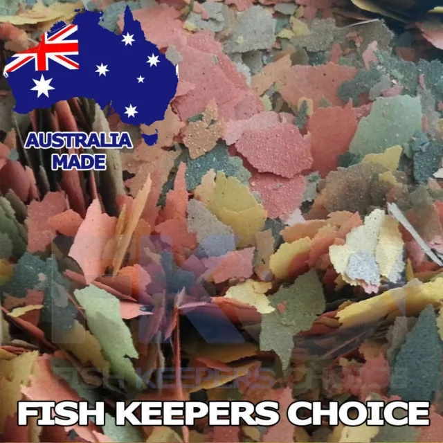 Fish Keepers Choice Tropical Cichlid Flake Aquarium & Pond Food Feed Flakes