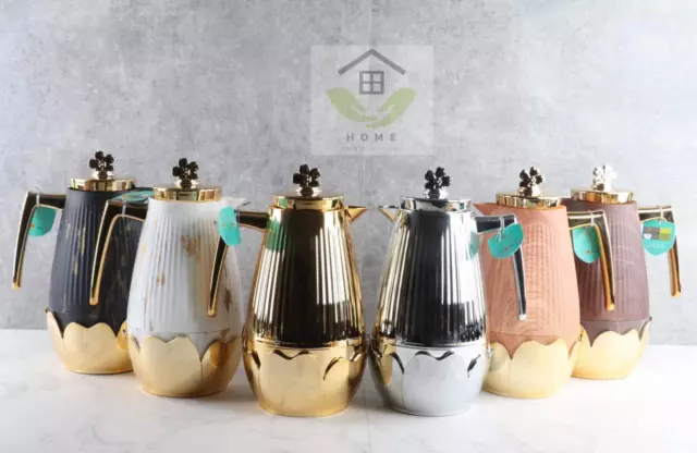 Brocca isolata con aspirapolvere 1 L Nuovo Design Arabo Thermos Tea Shai Caffè Caldo Freddo