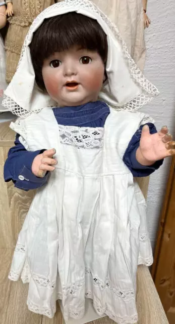 Schöne Antike Puppe von Kämmer & Reinhardt 126 mit Stimme, gr. 62 cm