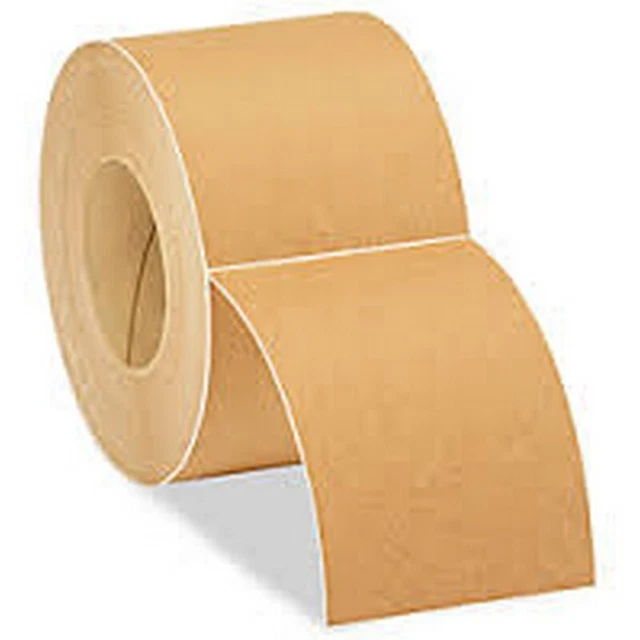 3" x 5" Kraft black out labels (500 per Roll)