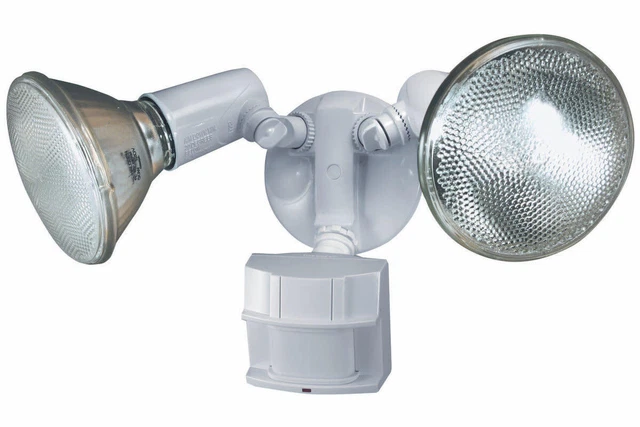 Heath Zenith HZ-5411 2 Light 150 Degree Motion Activated Security - White