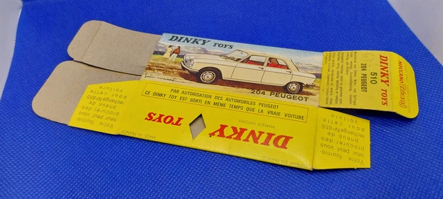 DINKY TOYS PEUGEOT 204 REF 510 1965 ROUGE TRÈS BON ÉTAT | eBay