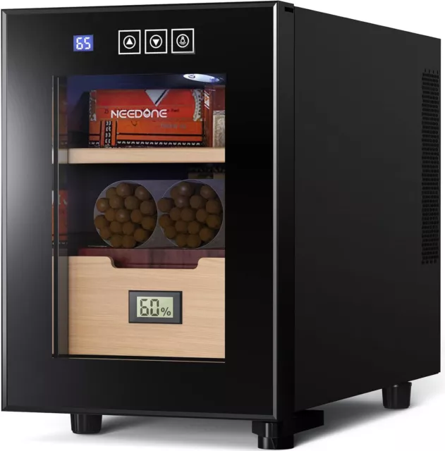 NEEDONE Humidor 16L with Cooling and Heating Temperature Control System, Electri