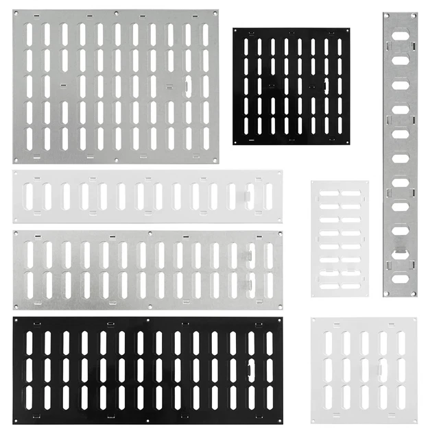 AIR VENT GRILLE with Shutter Flat Duct Cover Galvanised Steel Many