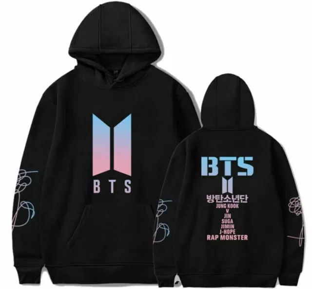 TOP KPOP BTS Bangtan Boys Love Yourself Hoodie Sweatshirt Hoodie Jumper Größe DE