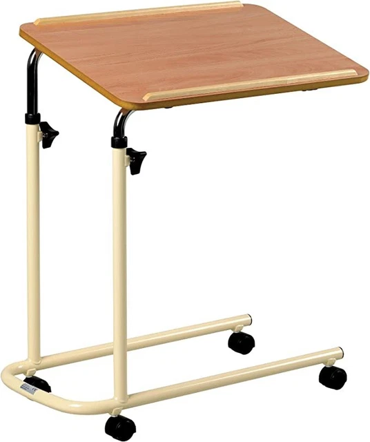 Mesa sobrecama Peformance Health con ruedas, solo piezas ajustables de altura