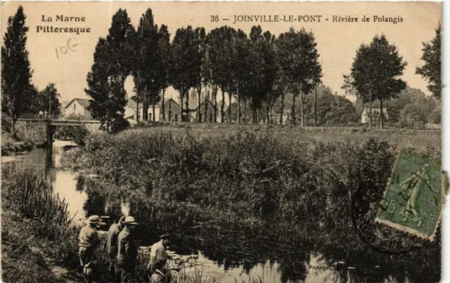 CPA La Marne Pittoresque JOINVILLE-le-PONT Riviere de Polangis (600026)
