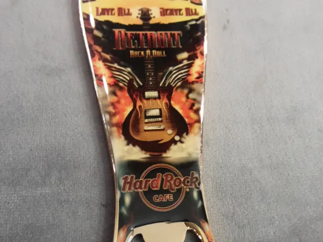 Hard Rock Cafe Bottle Opener Magnet Pilsner Detroit