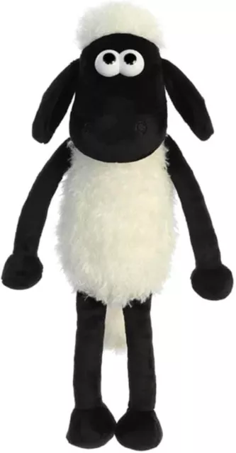 Shaun the Sheep 61174 Cuddly Plush Toy, Black and White, 12in, Suitable for...