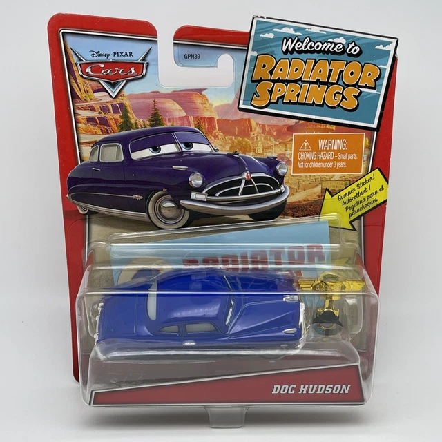VOITURE DISNEY PIXAR CARS Radiator Springs Doc Hudson + Bumper Sticker EUR 12,90 PicClick FR