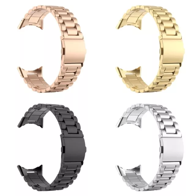 For Smartwatch Quick ReleaseStrap Adjustable Metal Wristband Bracelet Women Men