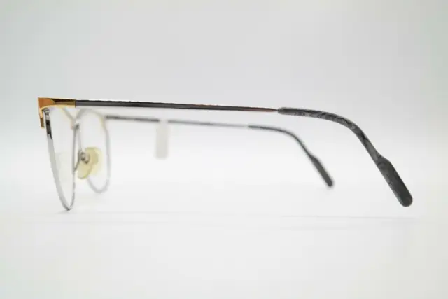 Vintage Alberto Puccini 504 Or Argent Ovale Lunettes Monture NOS 2