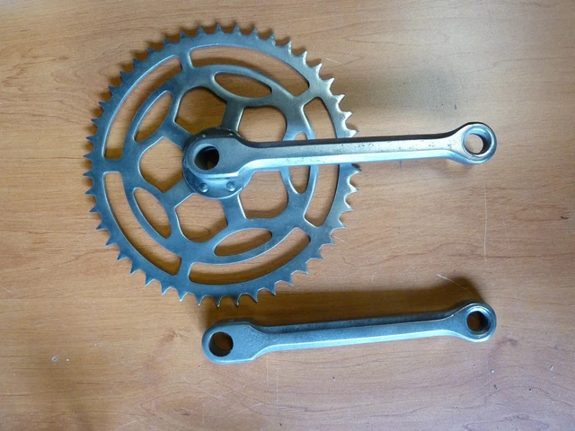 Plateau Pédalier Vélo Ancien RFG - 46 Dents - Acier - Fabrication Française