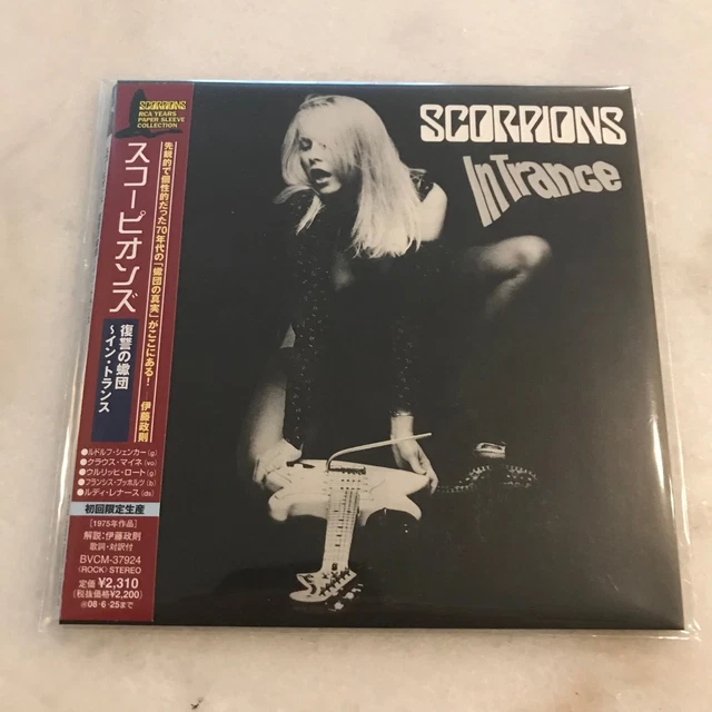 SCORPIONS IN TRANCE Japan mini LP papersleeve obi. RARE CD