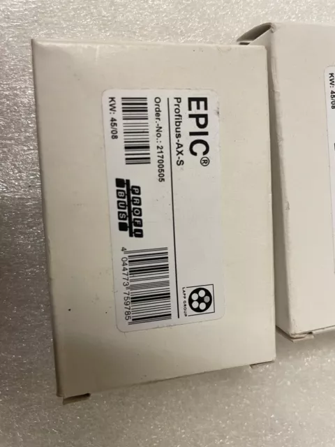 3 Stück LAPP EPIC Data Profibus DP Stecker gerade ED-PB-AX 21700505 Neu und OVP