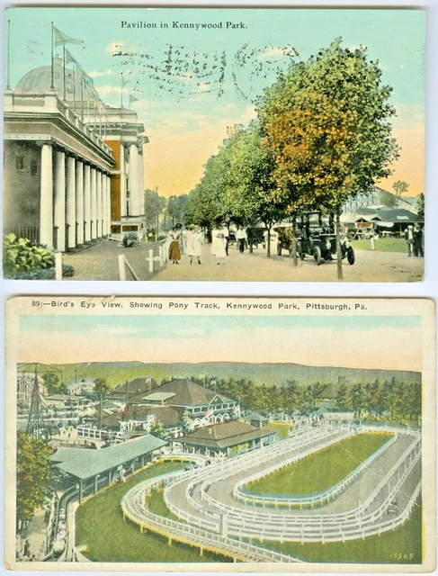 West Newton PA Great Old Kennywood Collector's Set of Two 1911 & 1941 West Newton PA Great Old Kennywood Collector's Set of Two 1911 & 1941