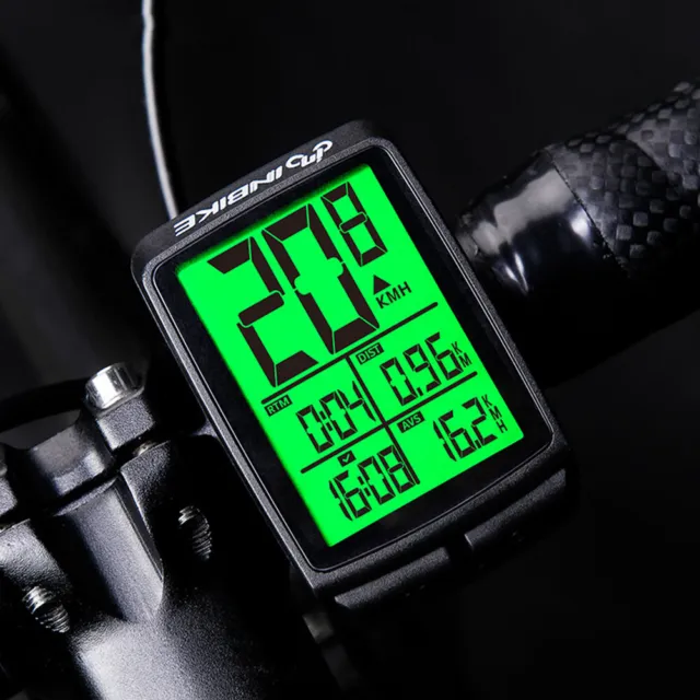 INBIKE Bike Cycling Speedometer Wireless Waterproof Bicycle Stopwatch Odometer F 3